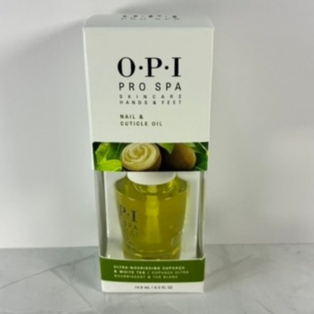 OPI Pro Spa Nail & Cuticle Oil Cupuacu White Tea Hands Feet 0.5oz 14.8mL